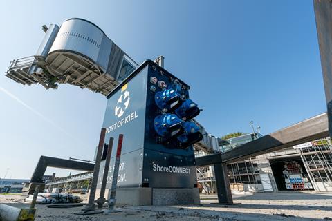 Siemens' Siharbor shore power system at the Port of Kiel. (credit: Siemens)